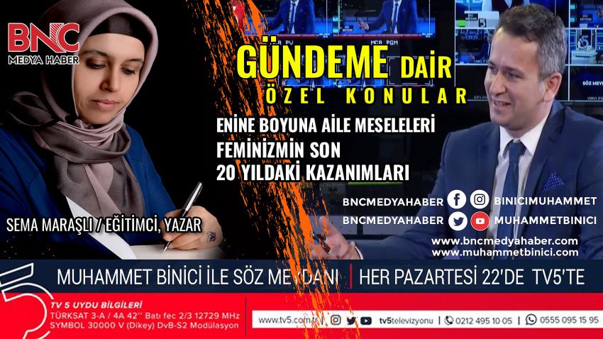 Enine Boyuna Aile Meseleleri Feminizmin Son 20 Yıl Kazanımları ve Gündeme Dair Konular - Muhammet Binici ile Söz Meydanı 