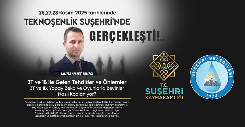 3T 1B ve Yapay Zekâya Karşı Suşehri’nde Seferberlik Başladı