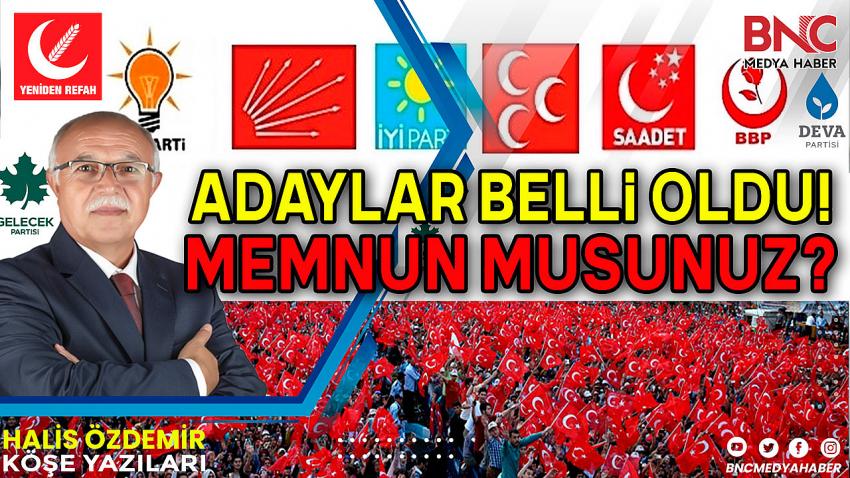 ​Milletvekili Adayları Belli Oldu! Memnun musunuz? Liderler Sultası mı? Ya da Demokrasi Dedikleri Bu Mu?