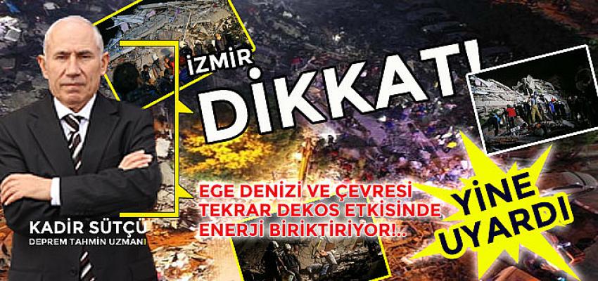 İzmir Dikkat!..Deprem Tahmin Uzmanı Kadir Sütçü Uyardı!.. İşte Detaylar!..