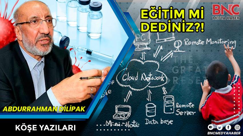 Eğitim mi dediniz?