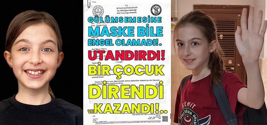 GÜLÜMSEMESİNE MASKE BİLE ENGEL OLAMADI!. UTANDIRDI! BİR ÇOCUK DİRENDİ VE KAZANDI!..