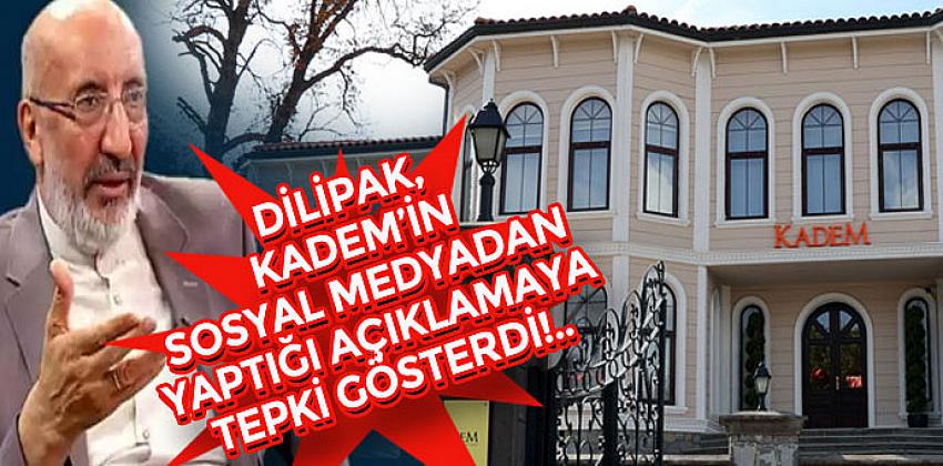 Dilipak duruşmadan sonra KADEM’in sosyal mediadan yaptığı açıklamaya tepki gösterdi