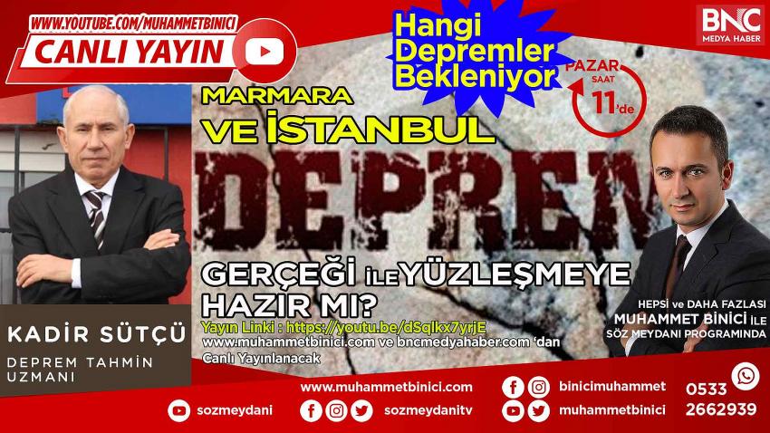 Dikkat! Marmara ve İstanbul Deprem Gerçeğine Ne kadar Hazır!.. Deprem Tahmin Uzmanı Yeni Tahminlerini Açıklıyor!..