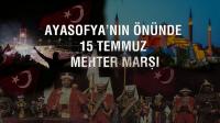 15 Temmuz Mehter Marşı! Ayasofya'nın önünde çekildi, İletişim Başkanı Fahrettin Altun paylaştı!..