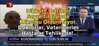 Dikkat!.. Batikon Seyreltildiğinde Mikrobu Öldürmüyor. Doktorlar, Veterinerler Hastalar Tehlikede!..