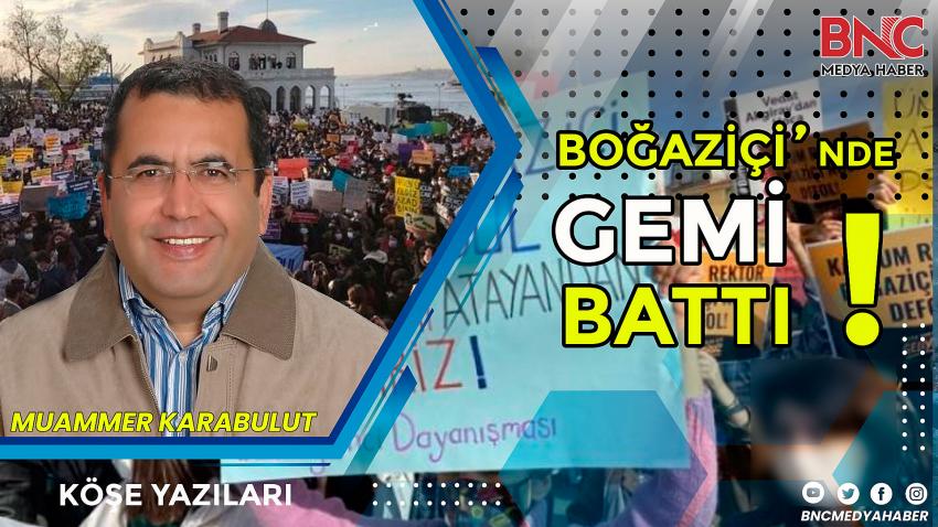 Boğaziçi'nde Gemi Battı!..