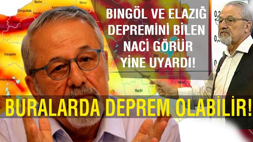 Prof.Dr. Naci Görür uyardı!.. Deprem Olacak Yerleri Bir Bir Sıraladı!..