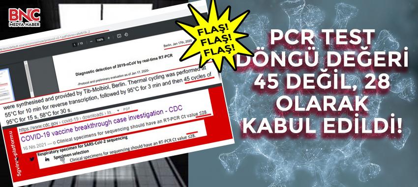 PCR Test Döngü Değeri 45 Değil 28 Olarak Kabul Edildi!..