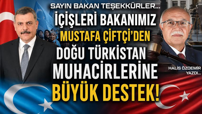 Teşekkürler Sayın İçişleri Bakanımız! Mustafa Çiftçi