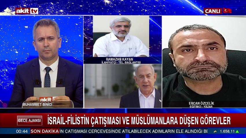 Dünyanın Gündeminde ki Filistin-İsrail Meselesinin İnsani Boyutu ile Muhammet Binici ile Gece Ajansı'nda Öne Çıkan Konular